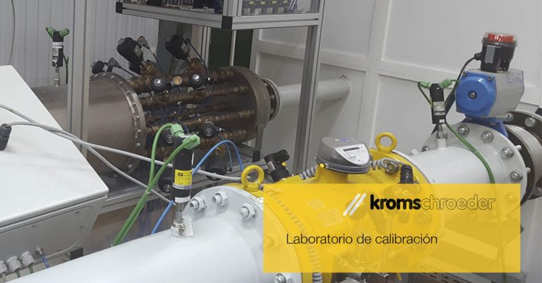 Laboratorio calibración de contadores de gas de Kromschroeder